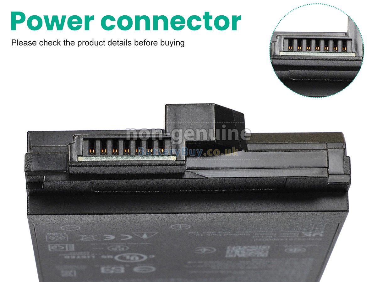 replacement battery for Getac BP3S2P3450P-02