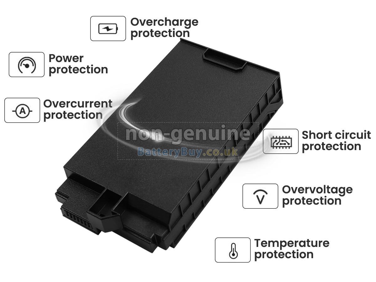 replacement battery for Getac BP3S2P3450P-02