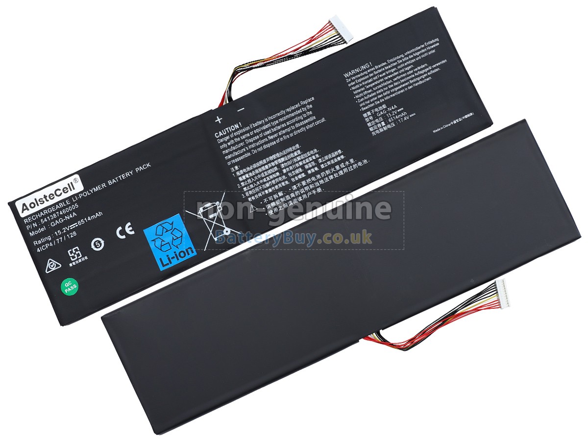 replacement battery for Gigabyte AERO 16 XE5-73PH938AH