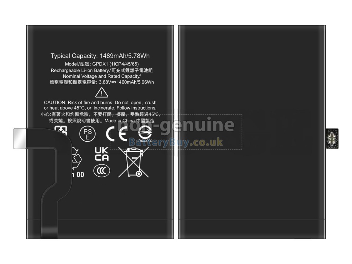 Replacement Battery for Google PIXEL FOLD