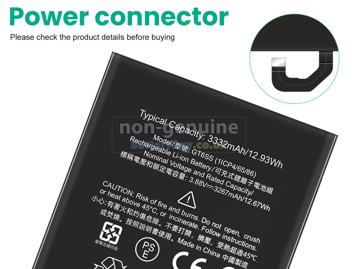 Replacement Battery for Google PIXEL FOLD