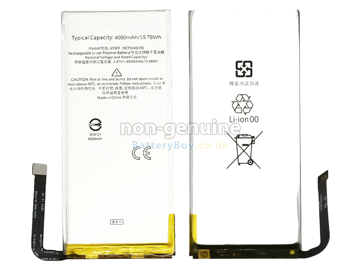 Replacement Battery for Google PIXEL 5