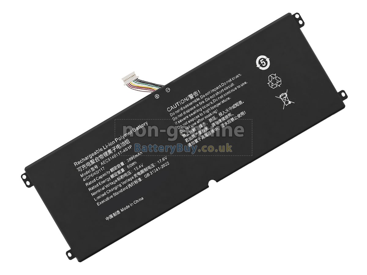 replacement battery for Hasee 40091602