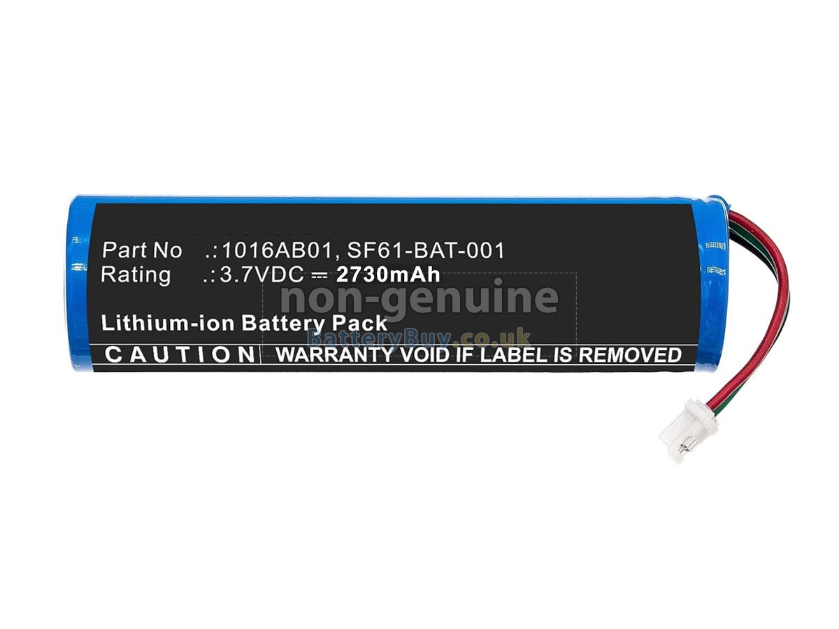 replacement battery for Honeywell 1016AB01