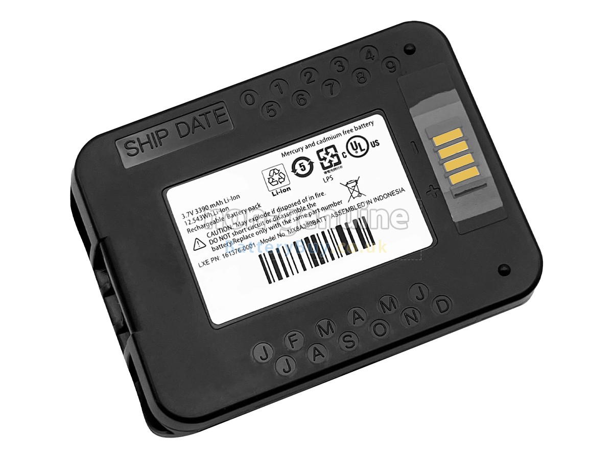 replacement battery for Honeywell MX8A380BATT