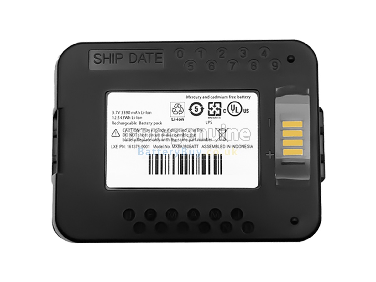 replacement battery for Honeywell MX8A380BATT