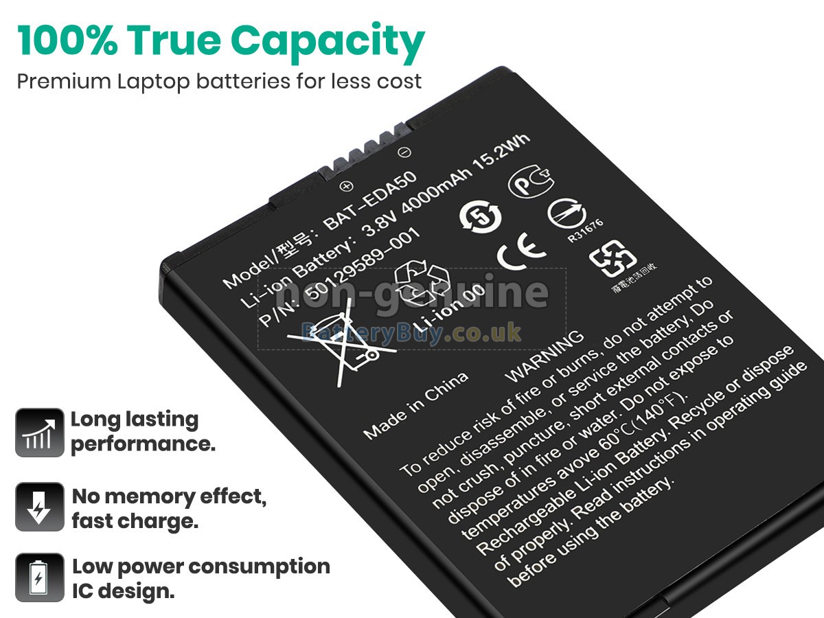 Replacement Battery for Honeywell EDA50HC