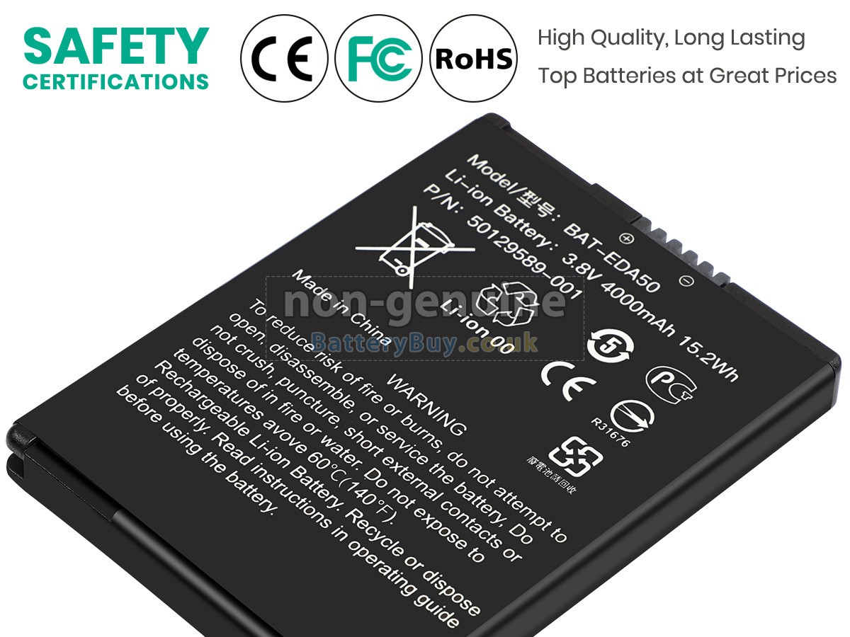 Replacement Battery for Honeywell EDA50HC