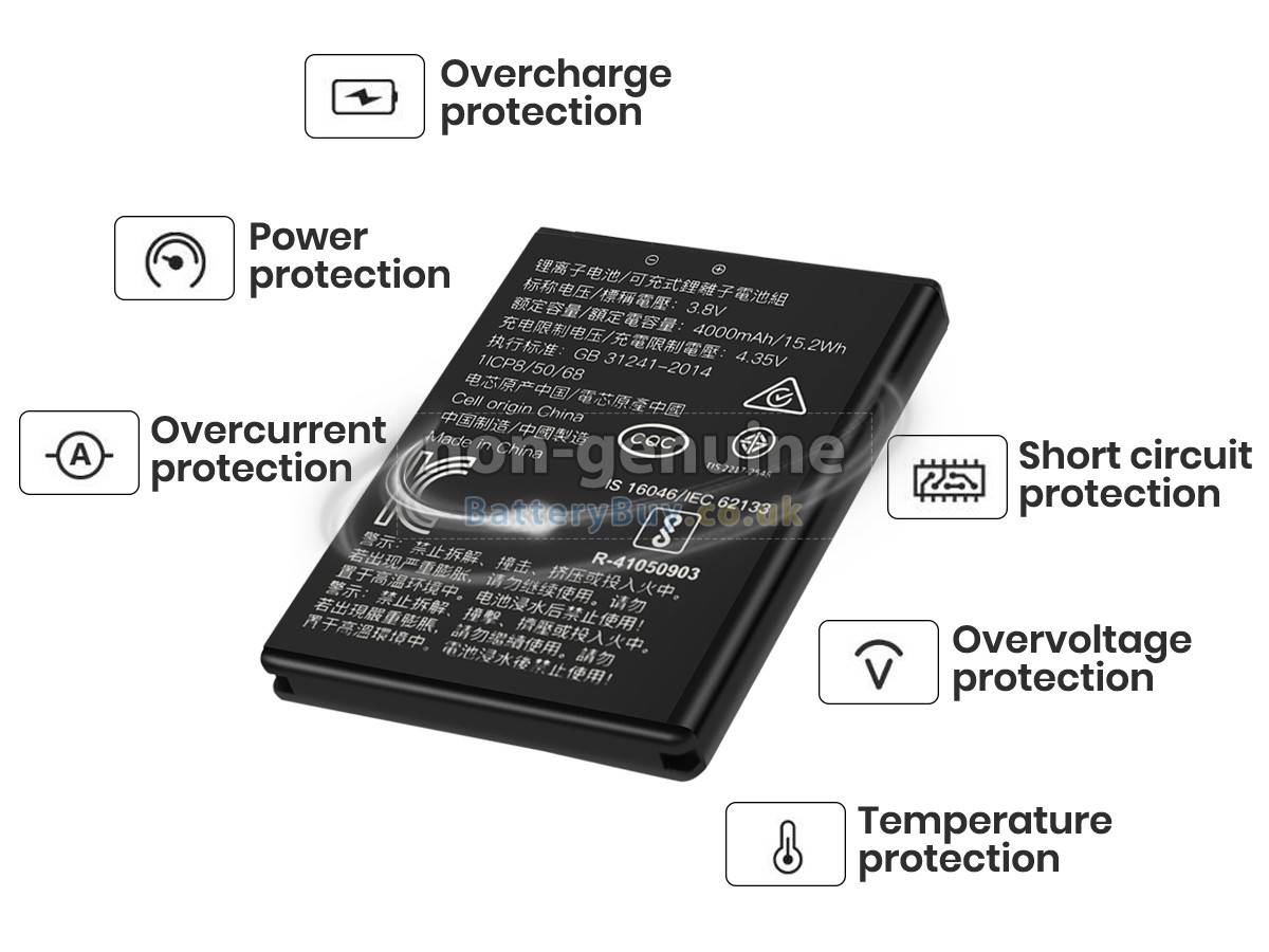 Replacement Battery for Honeywell EDA50HC