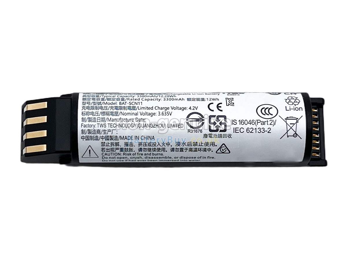 replacement battery for Honeywell BAT-SCN11WC