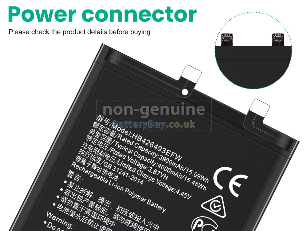 replacement battery for Honor 50 SE