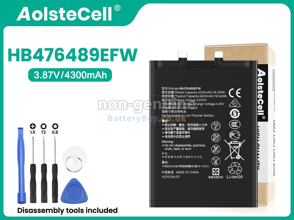 replacement battery for Honor HB476489EFW