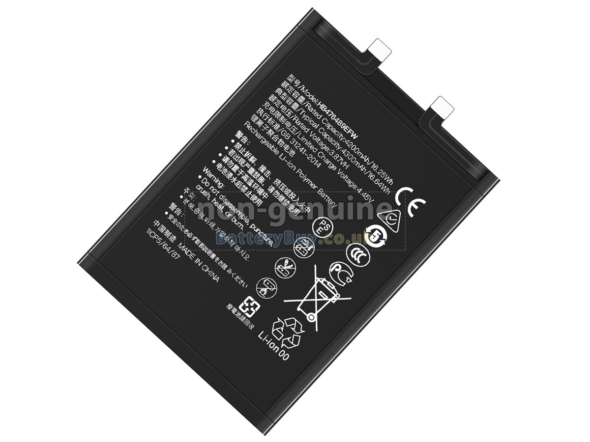 replacement battery for Honor HB476489EFW