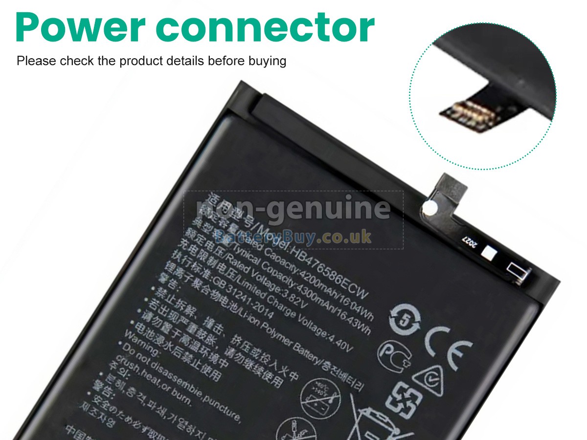 replacement battery for Honor X10 5G
