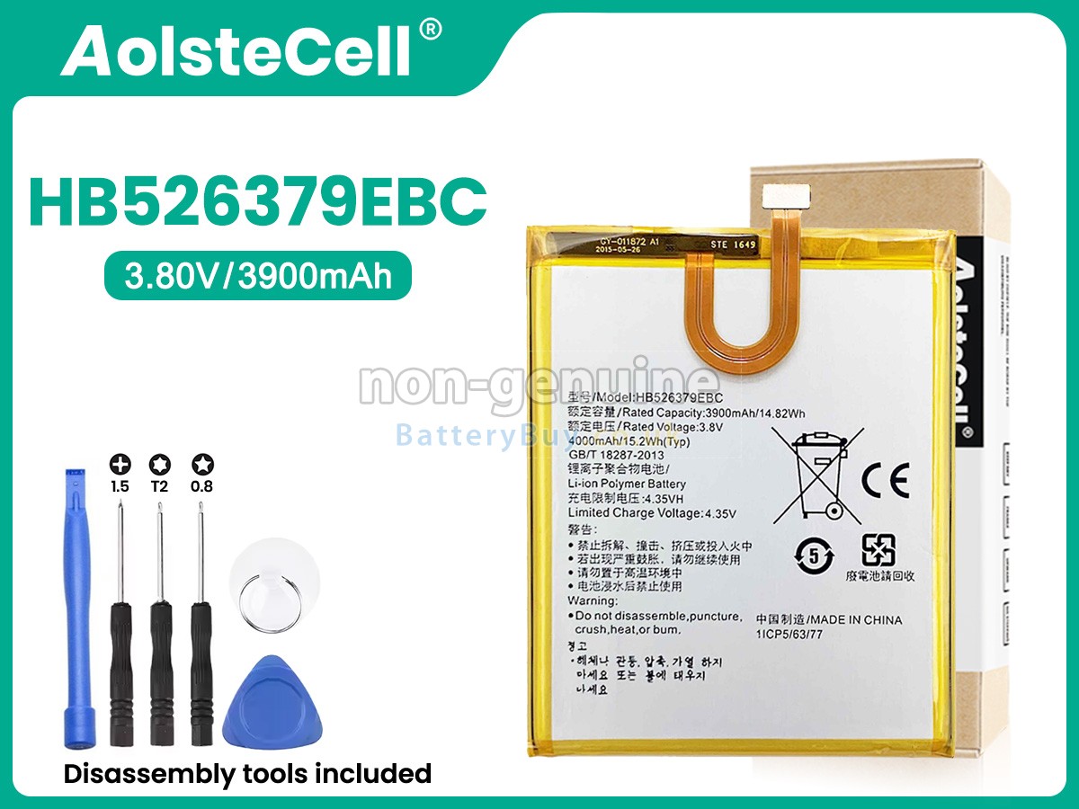 replacement battery for Honor HB526379EBC