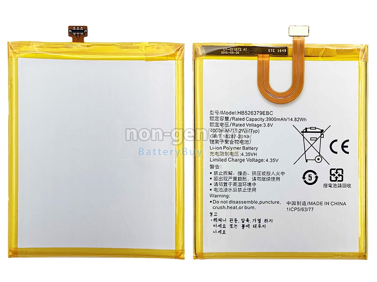 replacement battery for Honor HB526379EBC