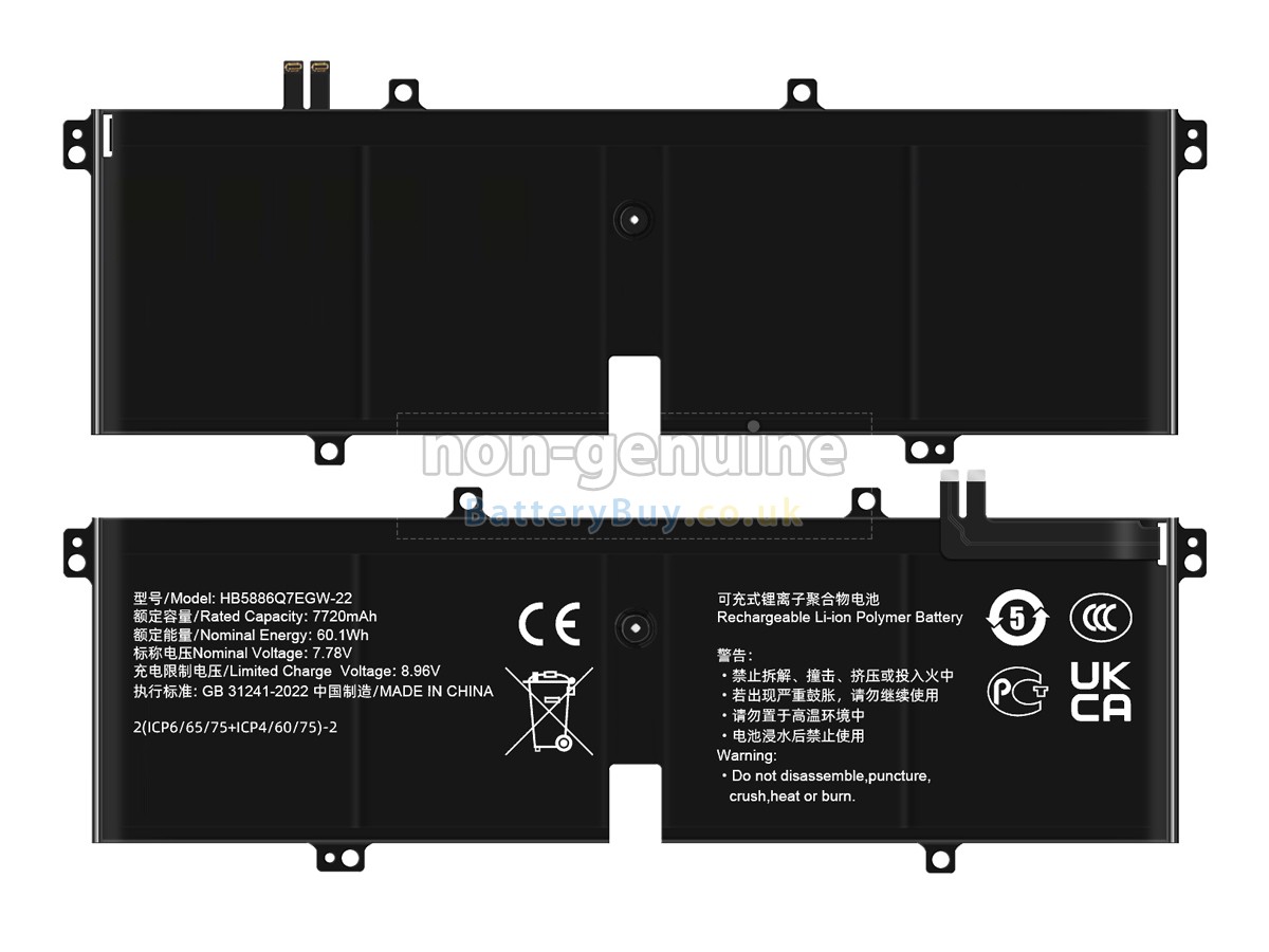 replacement battery for Honor MAGIEBOOK ART 14