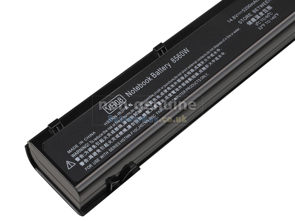thumbnail image 2 of 8 Cell 5200mAh Laptop Battery – HP Elitebook 8560w 8760w 8770w 2 of 6