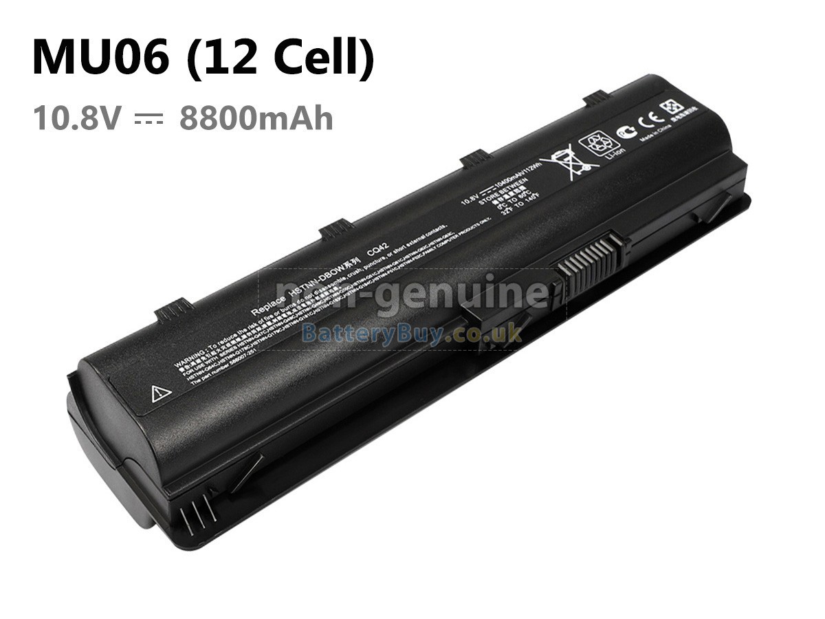 replacement battery for Compaq Presario CQ62-230SA