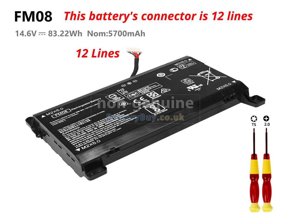 replacement battery for HP Omen 17-AN022TX