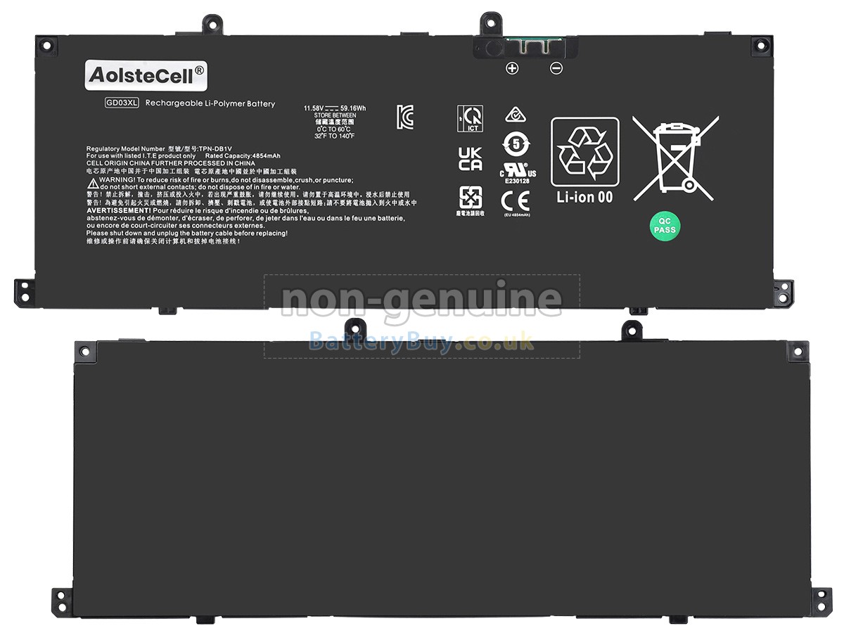 Replacement Battery for HP OmniBook X FLIP 14-KB0014NIA