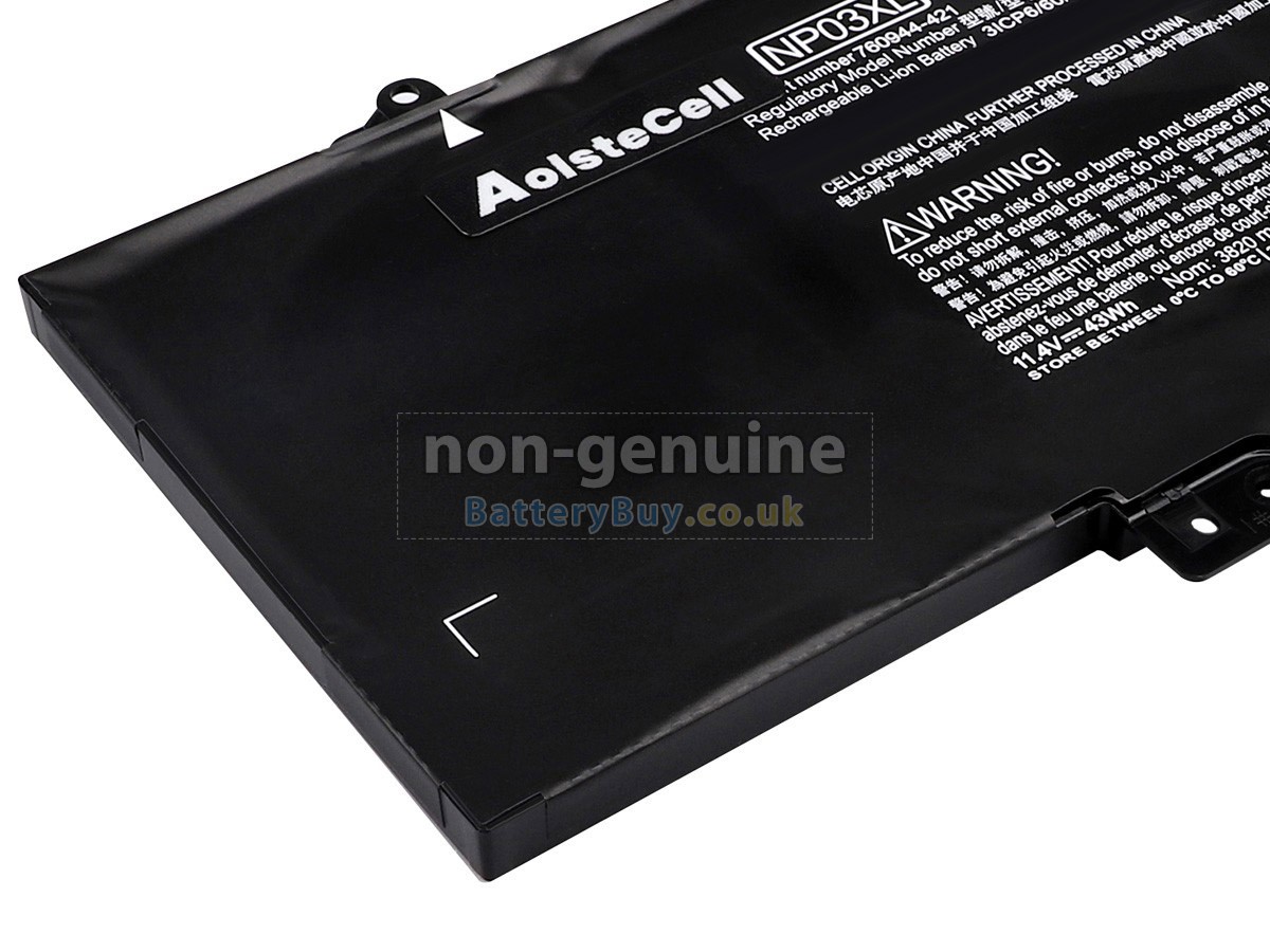 replacement battery for HP 761230-005