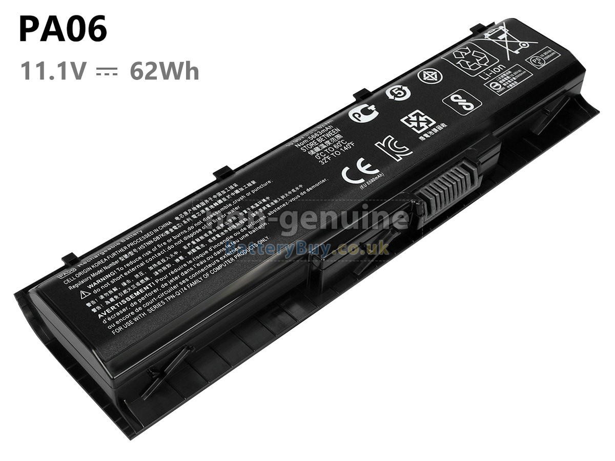 replacement battery for HP Omen 17-W000NU