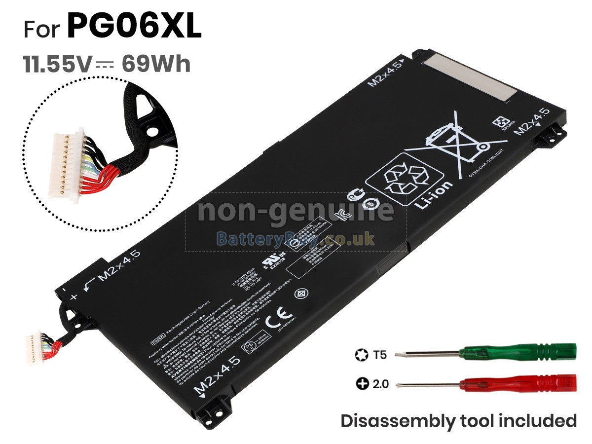 replacement battery for HP Omen 15-DH0018NS