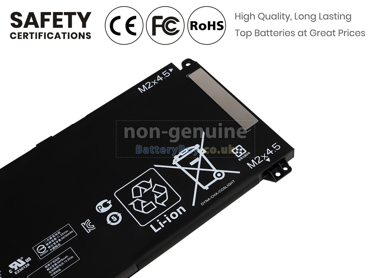 replacement battery for HP Omen 15-DH0018NS