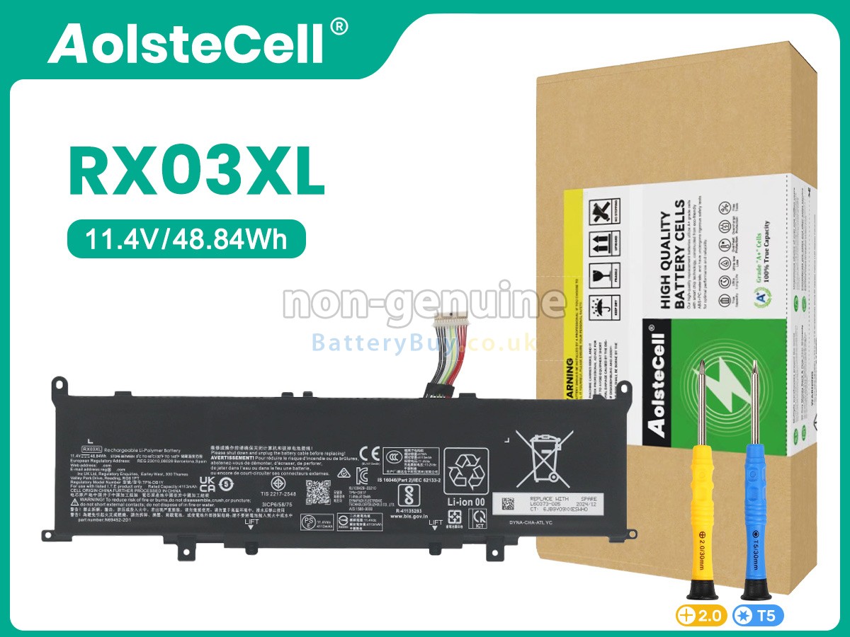 replacement battery for HP RX03048XL
