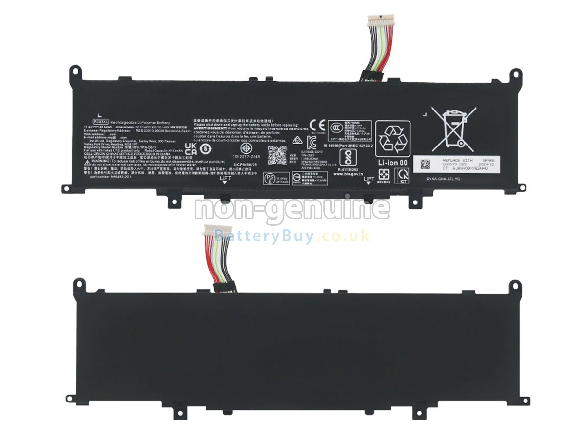 replacement battery for HP RX03048XL