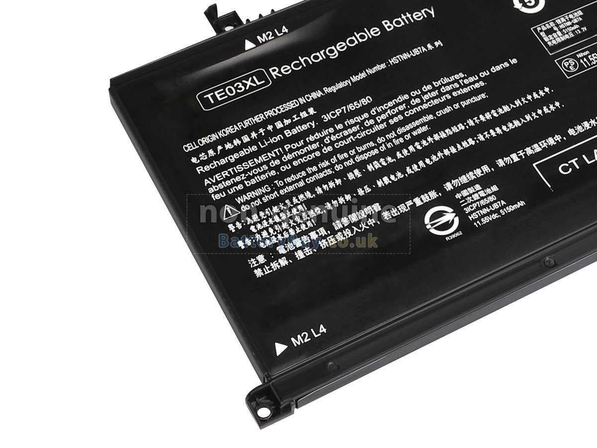 Replacement Battery for HP Omen 15-AX203NF