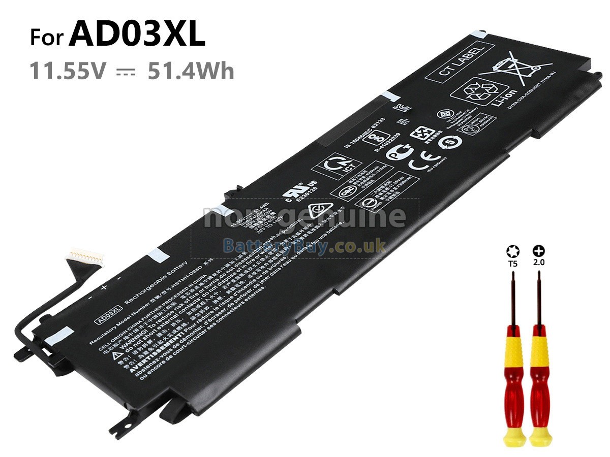 replacement battery for HP Envy 13-AD172TX