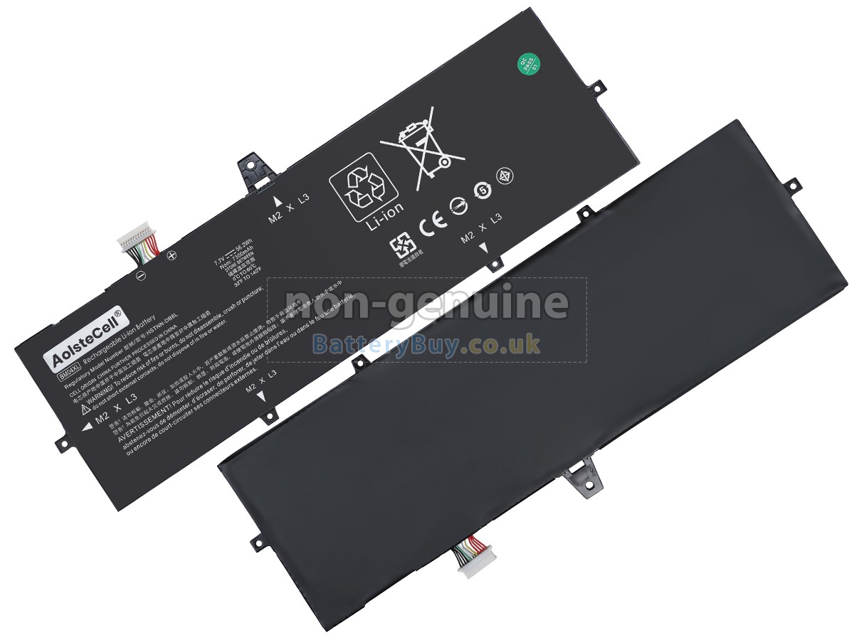 replacement battery for HP HSTNN-DB8L