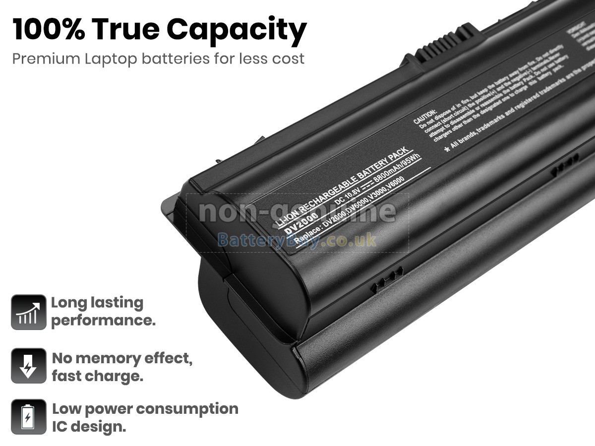 replacement battery for Compaq Presario F765EA