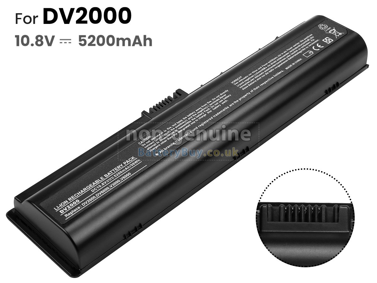 replacement battery for HP Pavilion DV6330EA