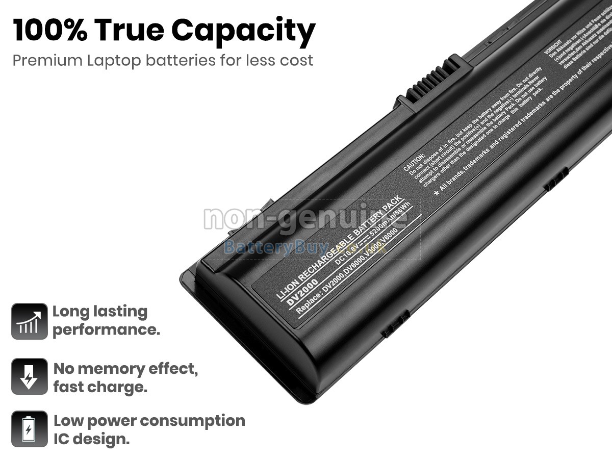 replacement battery for Compaq Presario F765EA