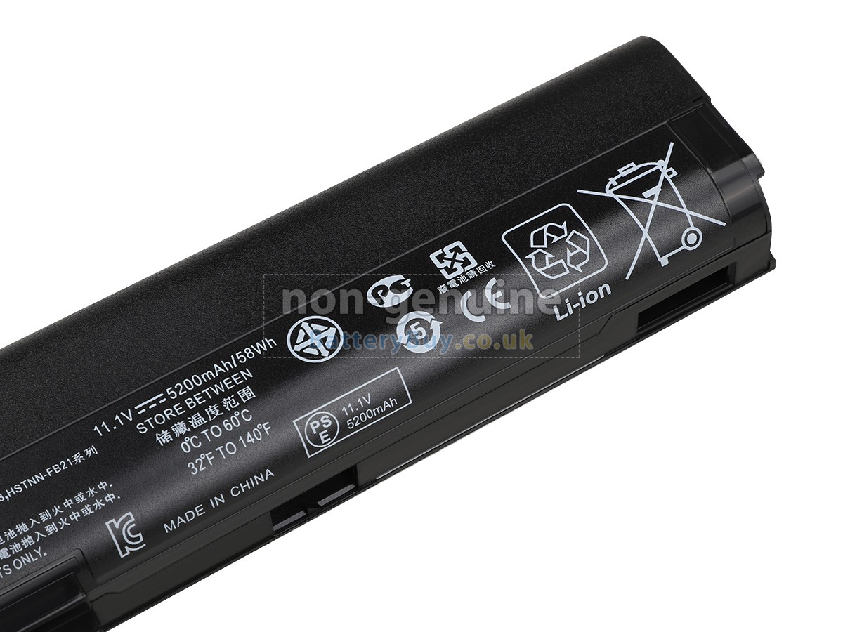 replacement battery for HP 632014-222