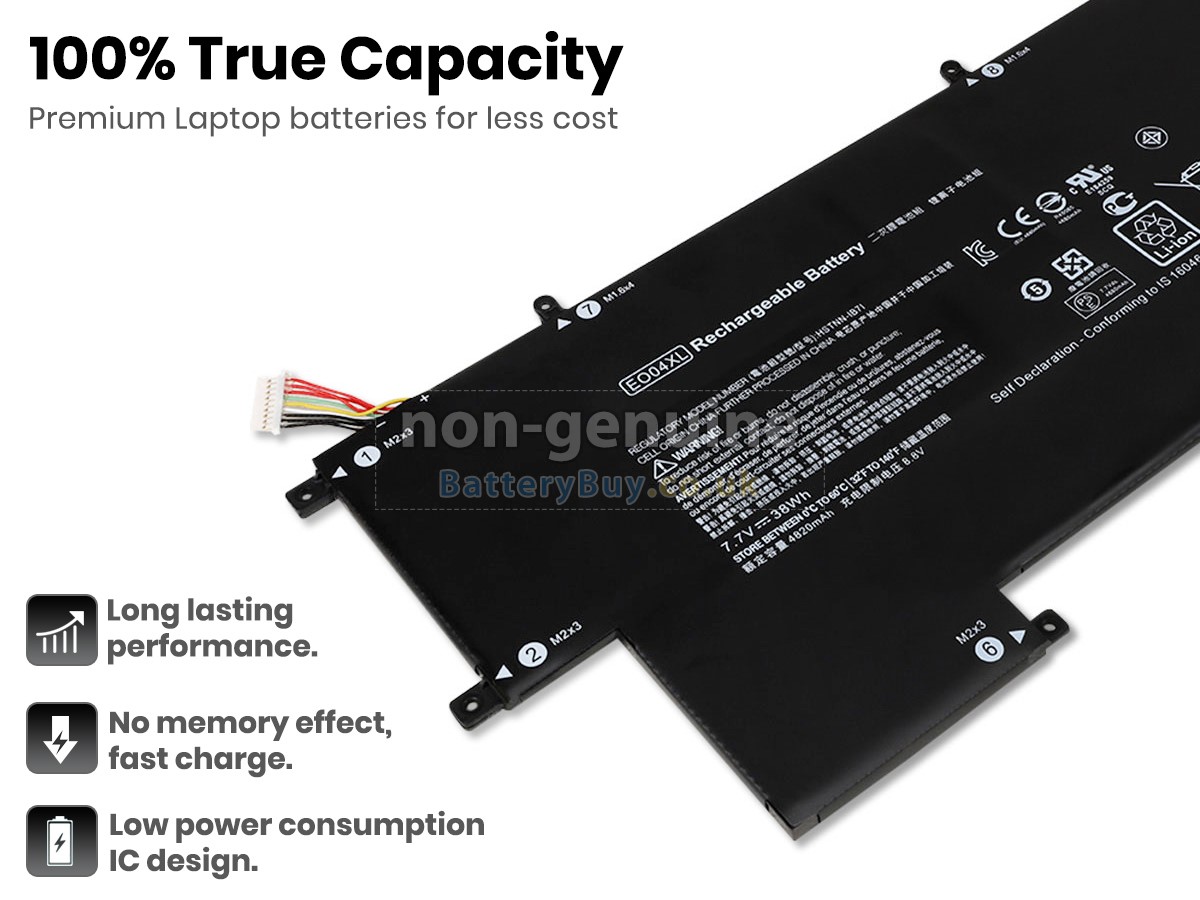 replacement battery for HP EliteBook Folio G1