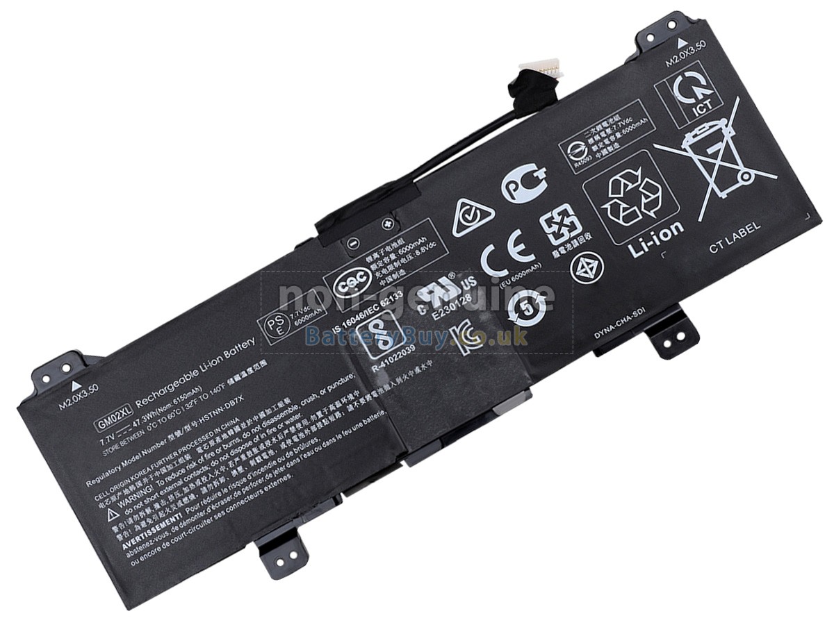 replacement battery for HP HSTNN-IB8W