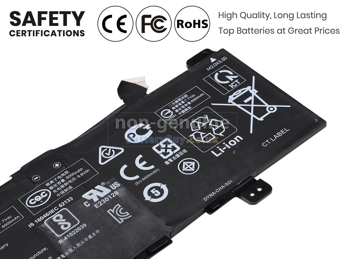 replacement battery for HP HSTNN-IB8W