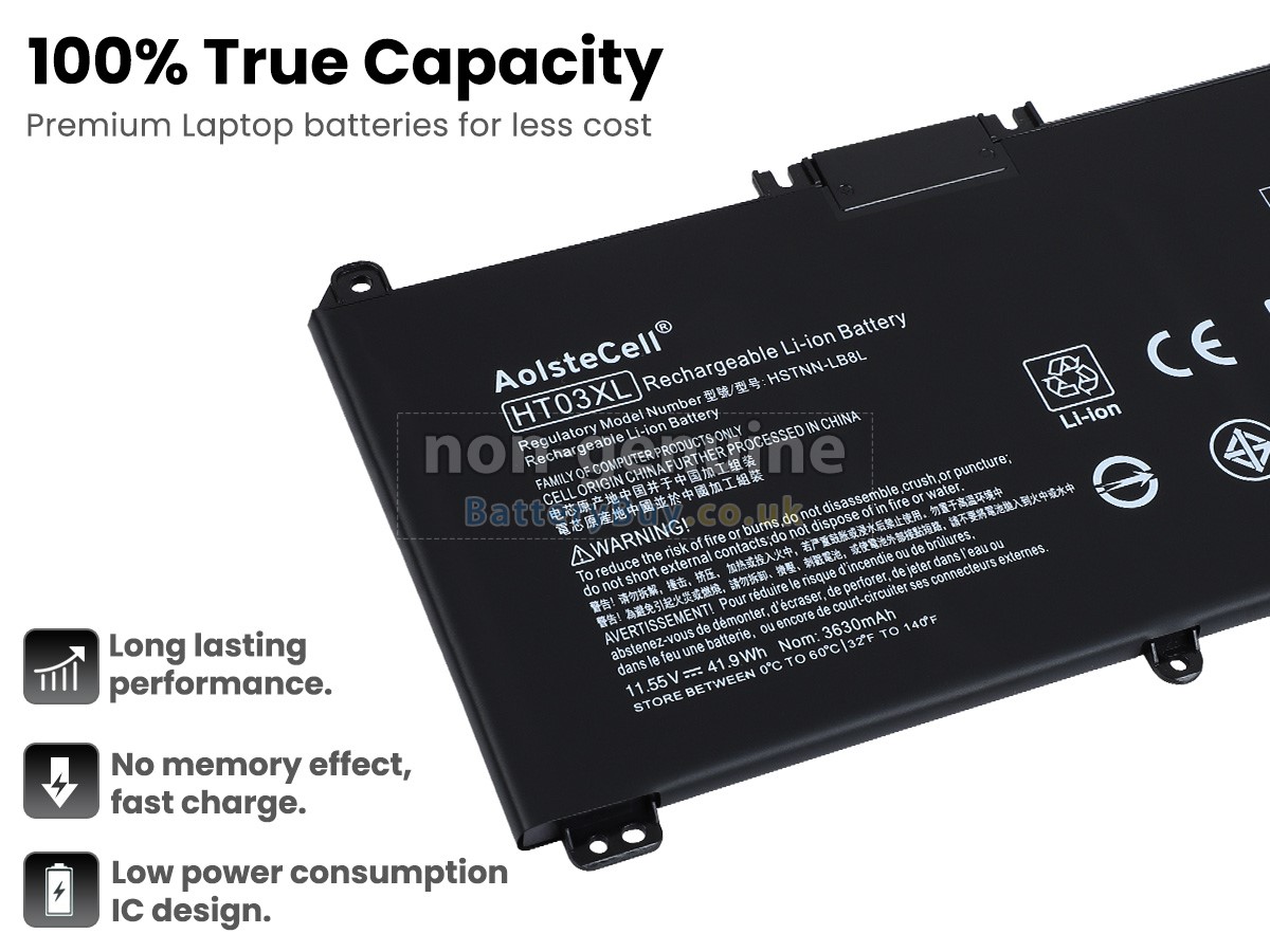 replacement battery for HP HSTNN-1B80