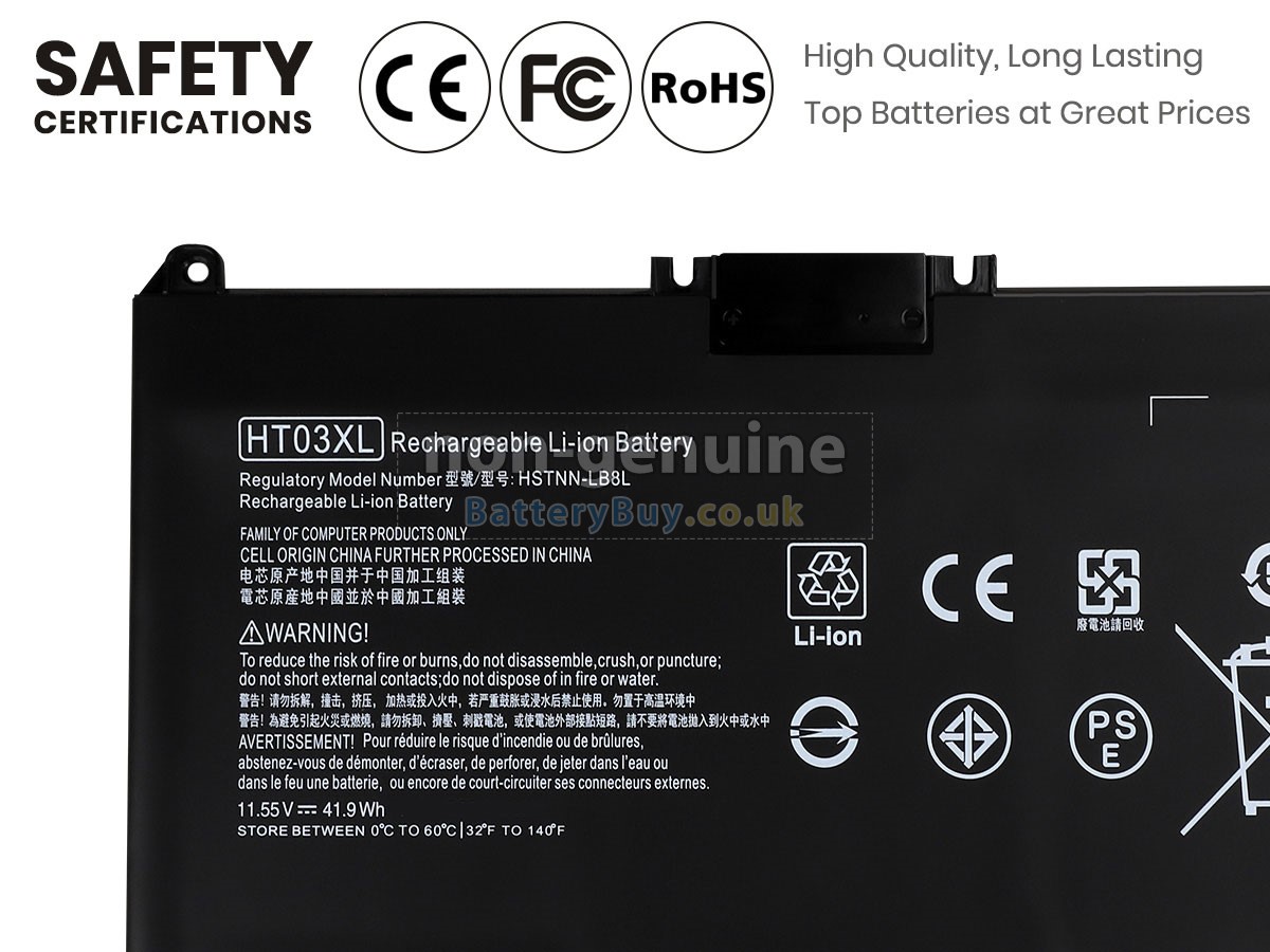 replacement battery for HP Pavilion 15-CS1009NP