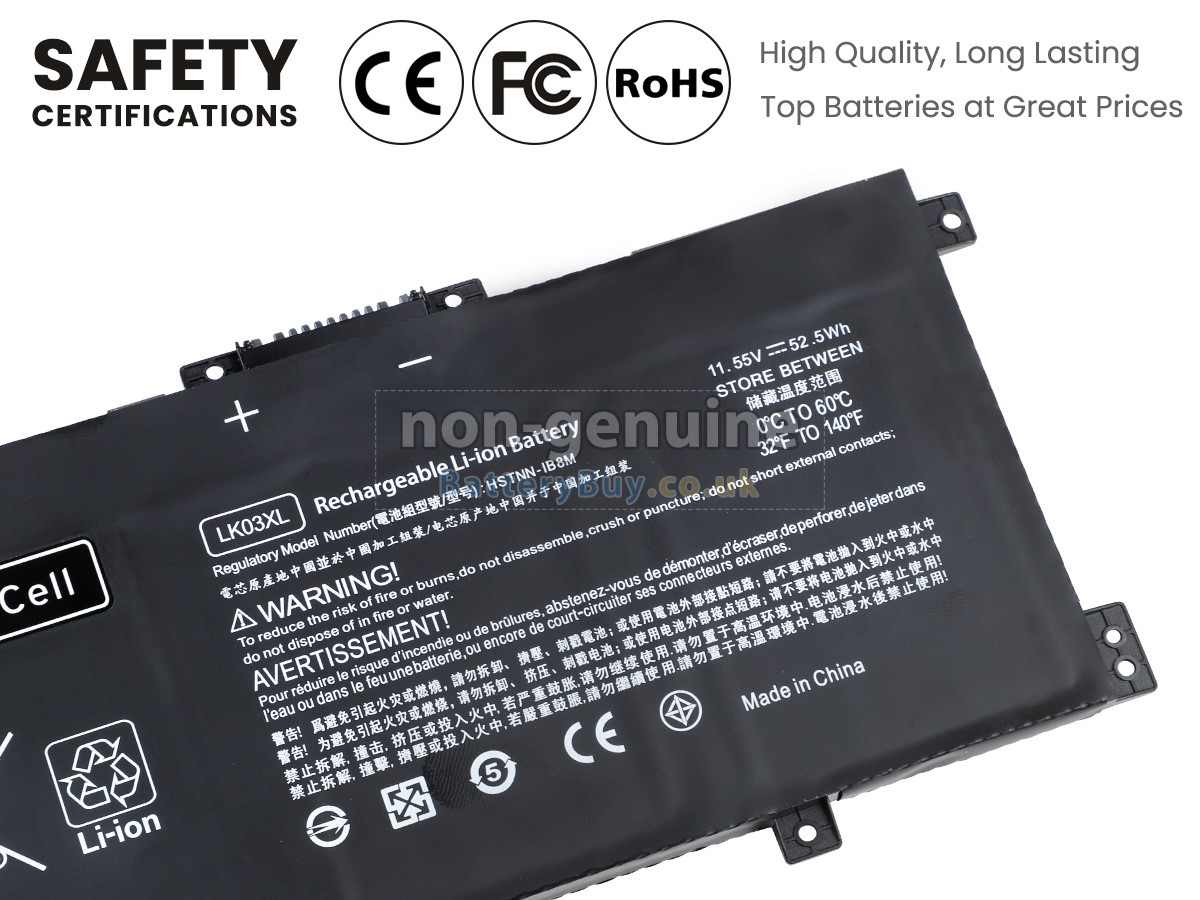 replacement battery for HP Envy X360 15-CN1007TX