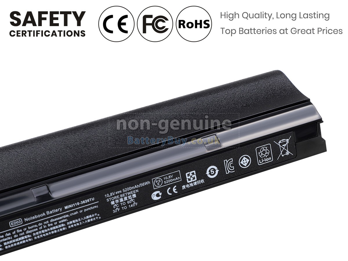 replacement battery for HP Mini 210-2355DX