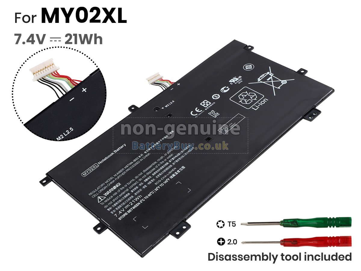replacement battery for HP Pro X2 410 G1