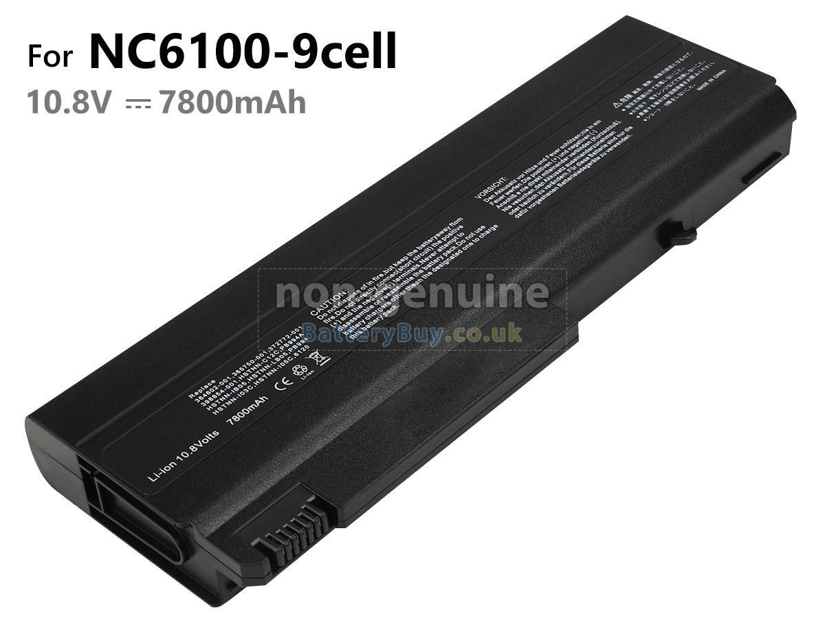 replacement battery for HP Compaq 408545-243
