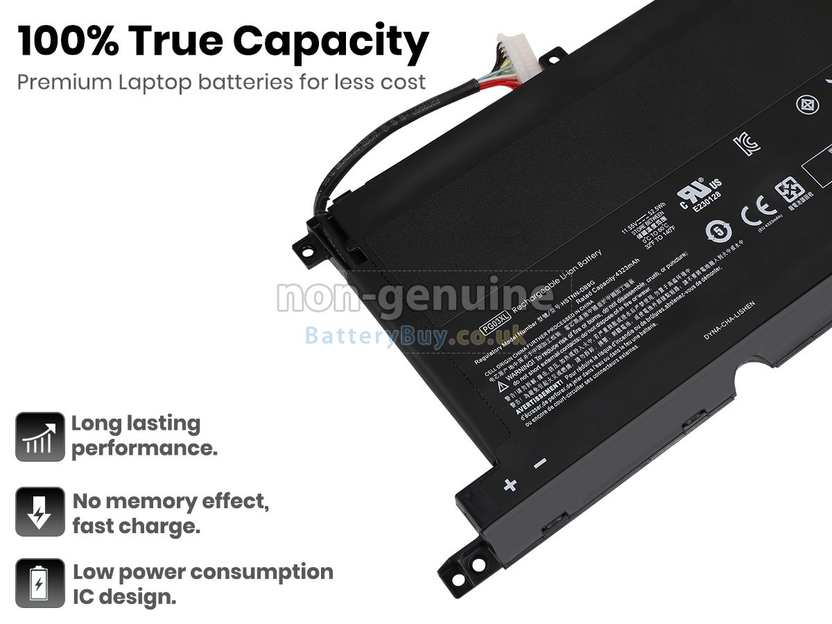 replacement battery for HP Pavilion Gaming 15-DK1029NQ