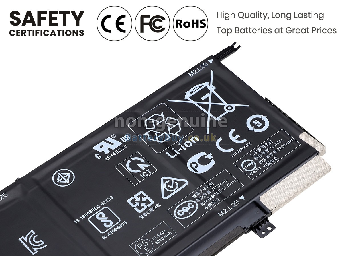 replacement battery for HP Spectre X360 13-AP0017NG