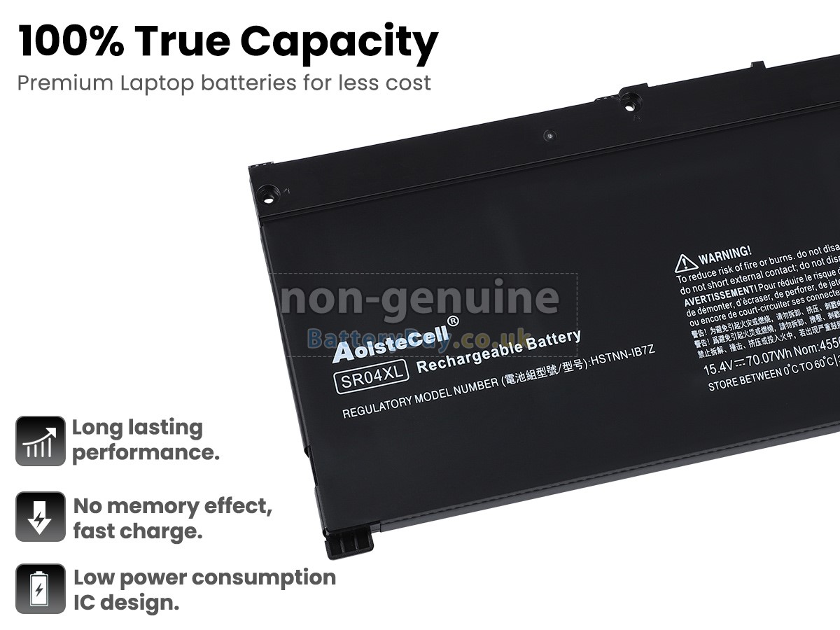 replacement battery for HP Omen 15-CE020NA